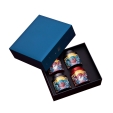 Two-piece rigid tea gift box