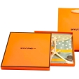 Two-piece rigid tea gift box